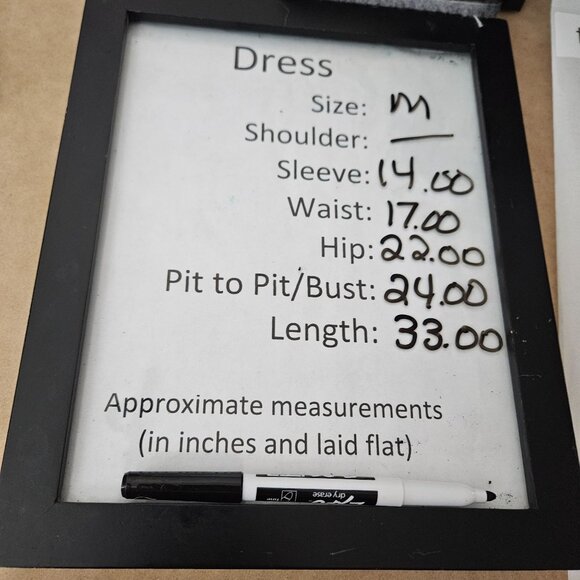 Rachel Roy Mini Short Dress Medium Black LBD Pockets Faux Wrap-Style V Neck - Picture 12 of 12